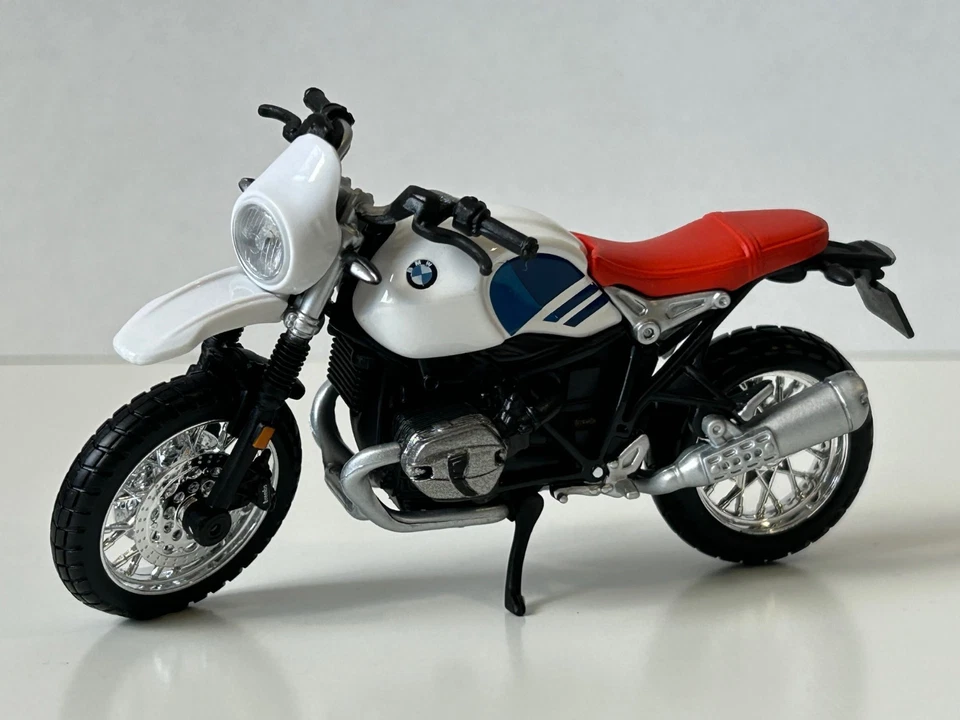 BMW R nineT Urban GS Germany Bike Motorcycle Model Toy Diecast 1:18 Bburago - Image 2 of 4