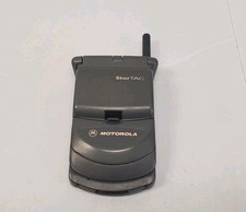 Vintage Motorola StarTAC Flip Phone Black Cellphone Prop 80148WNBEA As Is