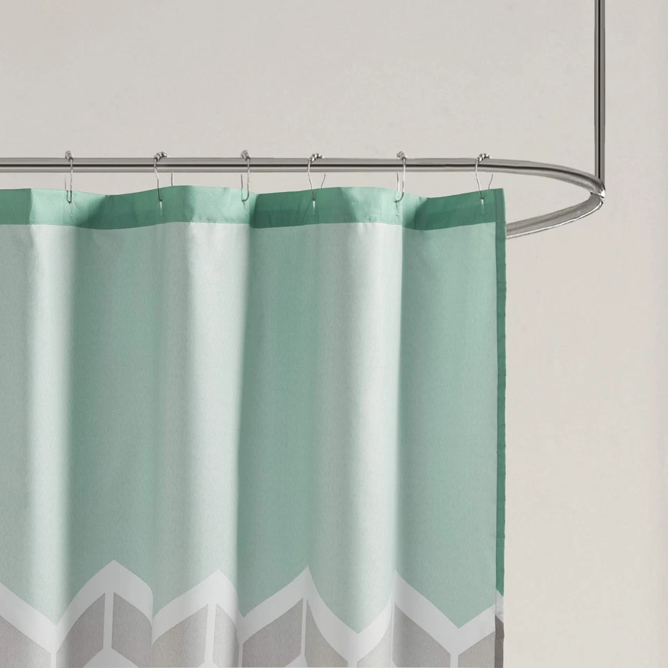 Linda cortina de ducha de baño juvenil impresa resistente al moho secado rápido moderna... Foto 3 de 4