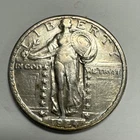 1924-S Standing Liberty Quarter XF Details - Cleaned