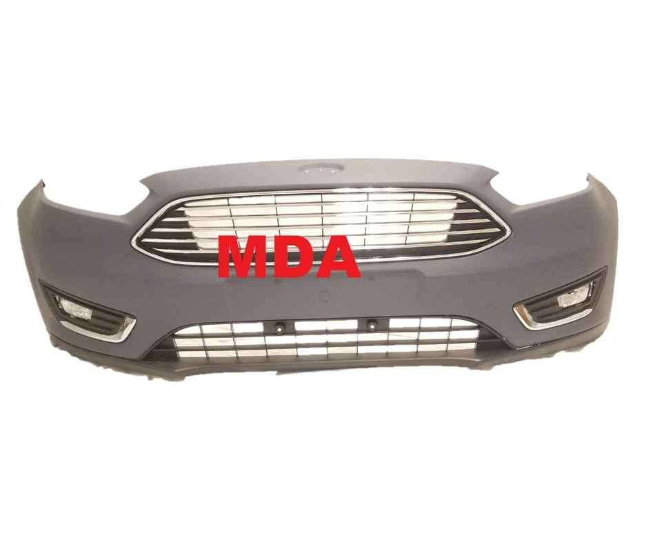 Ford Focus 2015 2016 2017 2018 parachoques delantero superior inferior faros antiniebla parrilla cromada Foto 2 de 4