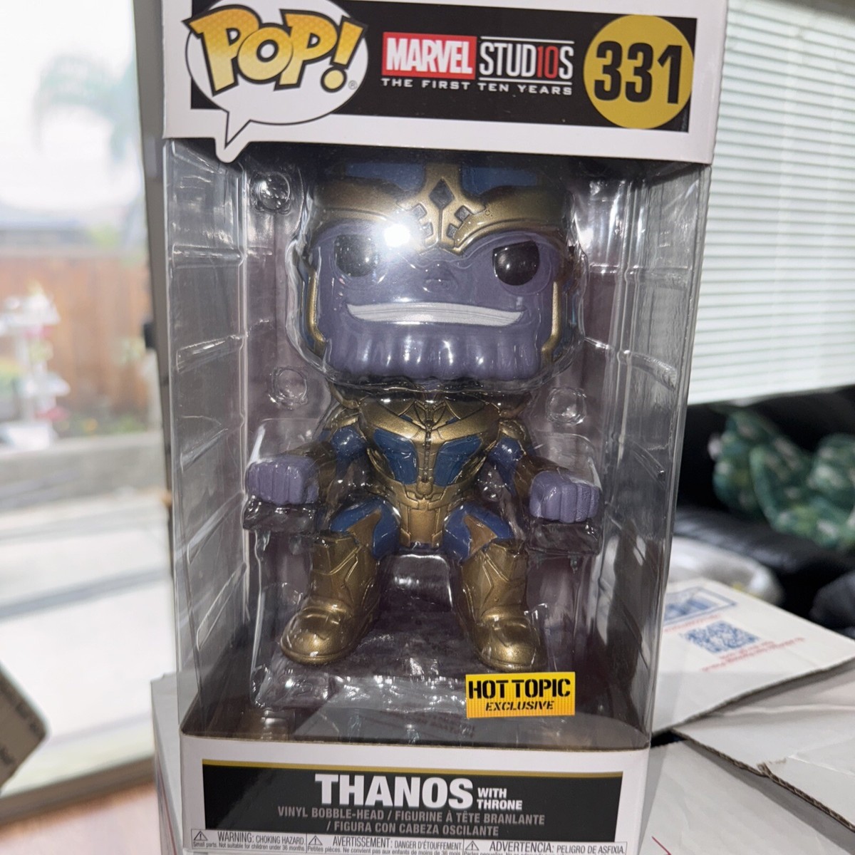 POP！ 331 マーベル10周年 331 サノス 台座バージョン ファンコ/マーベルスタジオ10周年記念/サノス（玉座付き） POP