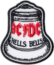 Patch - AC/DC Hells Bells Bell Logo ACDC Rock Metal Music Band 3" Iron On 89262