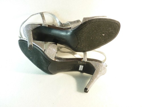 Bandolino Women Shoes sandals Heels Silver Glitter Size 9.5 SKU 10163 - Picture 5 of 7