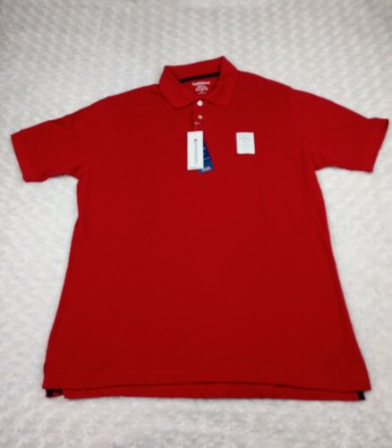 NEW! Saddlebred Big & Tall Comfort Flex. Polo Rapid Red Size LT