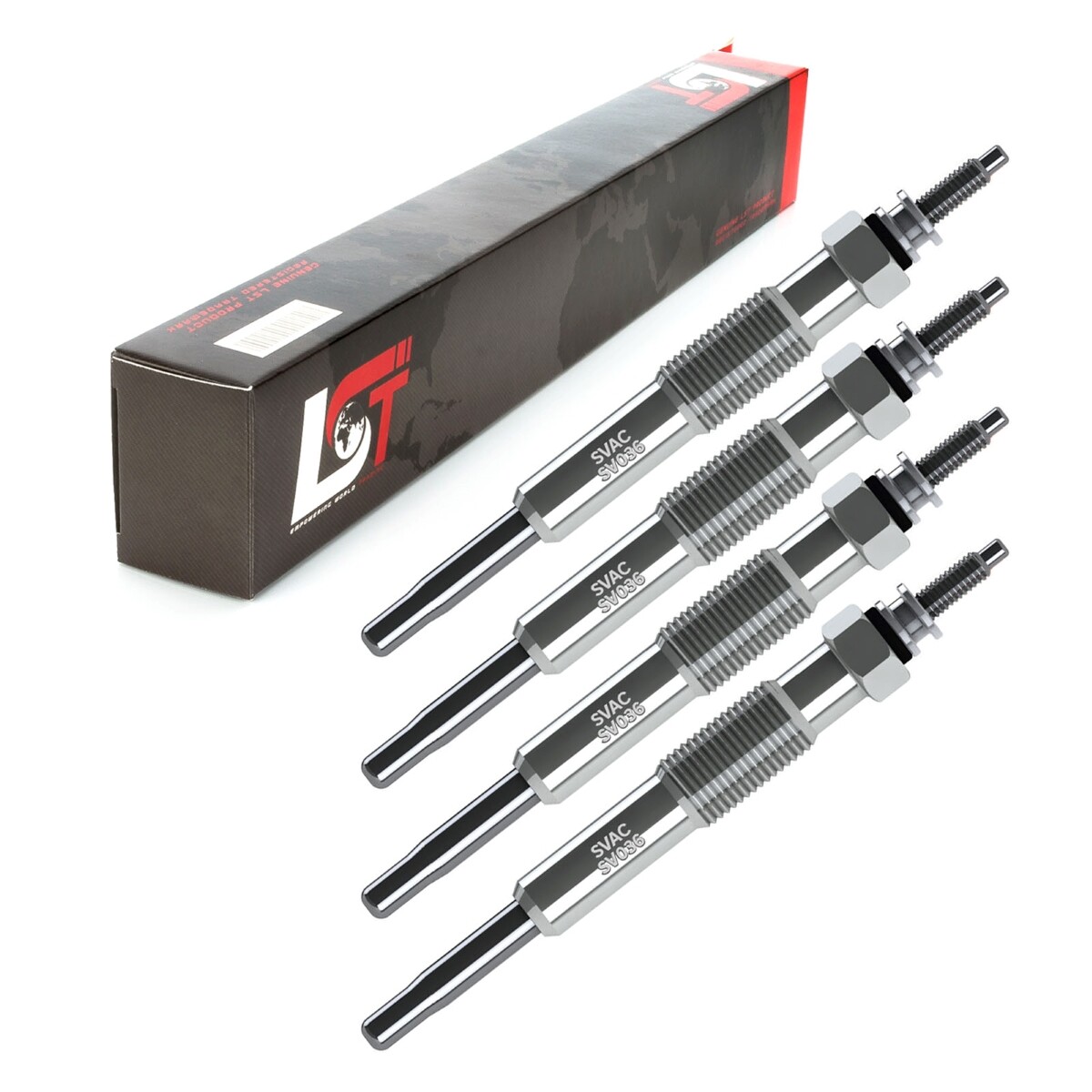 4x Glow Plugs for RENAULT KANGOO CLIO 2 II MEGANE 1 I TRAFIC 1.9D