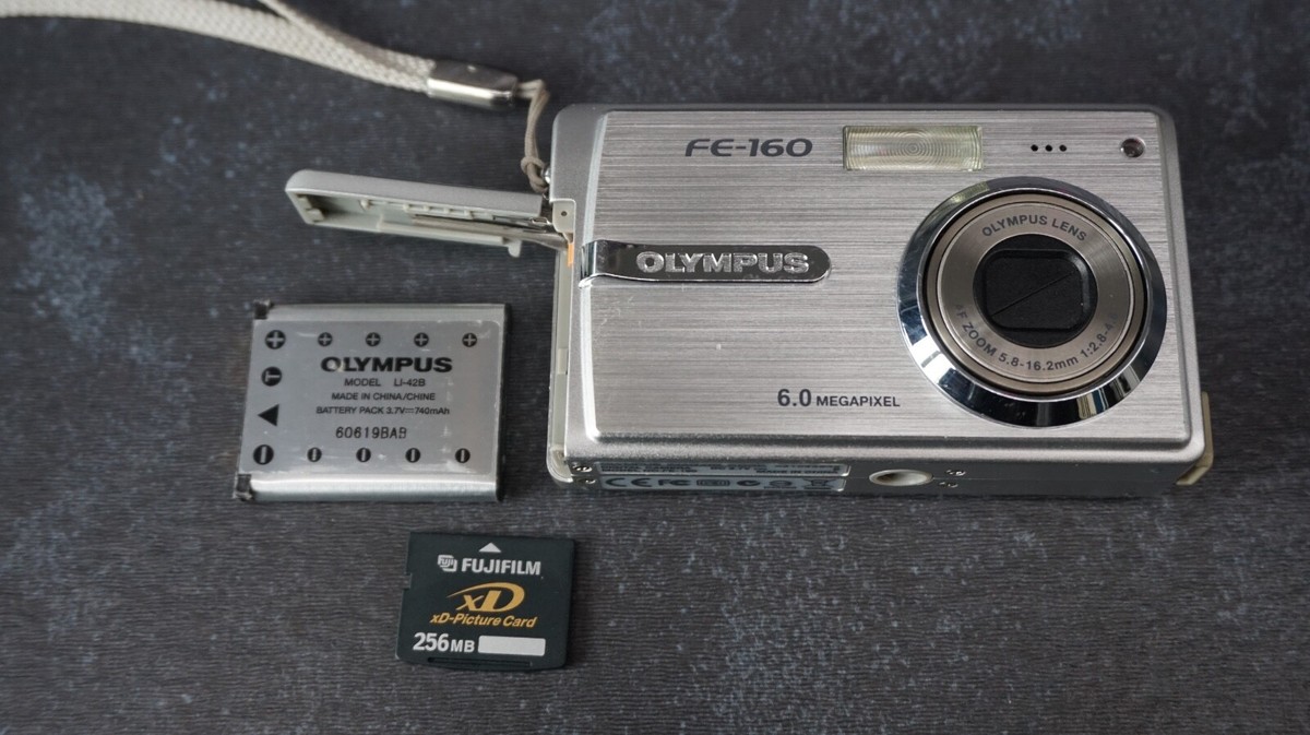 【美品】オリンパス OLYMPUS FE-160 オールドコンデジ XDカード付 美品】オリンパス OLYMPUS FE-160 オールドコンデジ XDカード付 - メルカリ