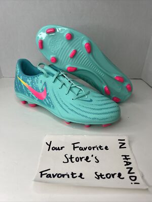 Nike Phantom GX Club LV8 FG MG Soccer Cleats Vortex Pack FJ2565-300 Mens Sz 10.5