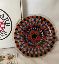 Rare! Peggy Karr - TRICK OR TREAT 9" BOWL - Signed and dated with original box