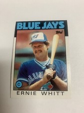 1986 Topps Toronto Blue Jays Ernie Whitt