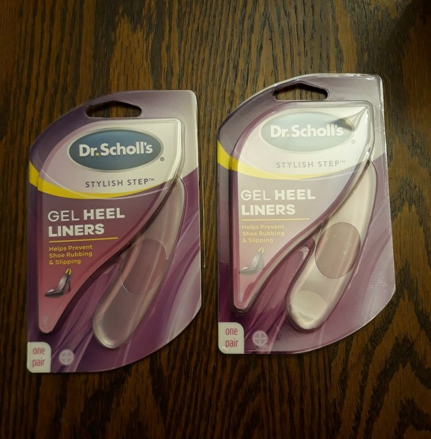 (2) Dr. Scholl’s Stylish Step Gel Heel Liners 1 Pair One size fits all