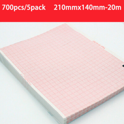 700Pcs/5pack ECG Thermal Print Paper fit for EDAN SE-1201 Bangjian 1210/1220