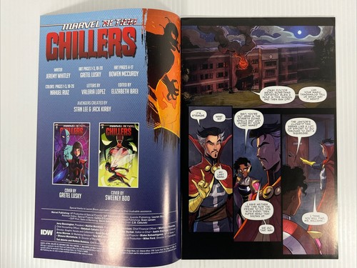 Lote de 3 Marvel Action Chillers #1, 3-4 Marvel IDW Comics 2020 casi nuevo - Imagen 6 de 10