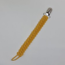 Crochet Dummy Pacifier Clip baby shower gift