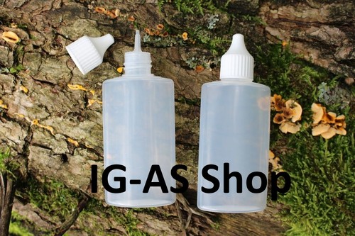 50ml 100ml ovale Liquidflaschen Tropfflaschen Leerflaschen Dropper Bottle aus DE - Bild 2 von 7