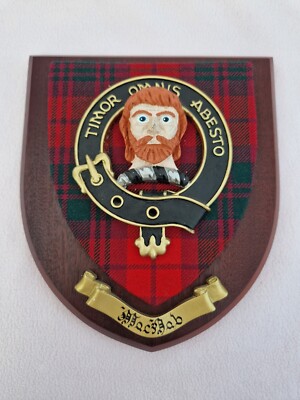 Clan MacNab Wandrelief Schild Clan Wappen Schottland schottisches Tartan MW Stephens 