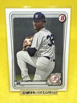 2020 TOPPS BOWMAN - LUIS GIL / New York Yankees - PROSPECT / ROOKIE #BP-132