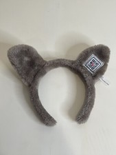 Great Wolf Lodge Gray Plush Ears Souvenir Headband Unisex Child Kid Adult