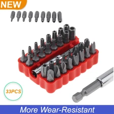 33 Torx Bit Set Tamper Proof Security Torq Hex Star Spanner Tri Wing Screwdriver