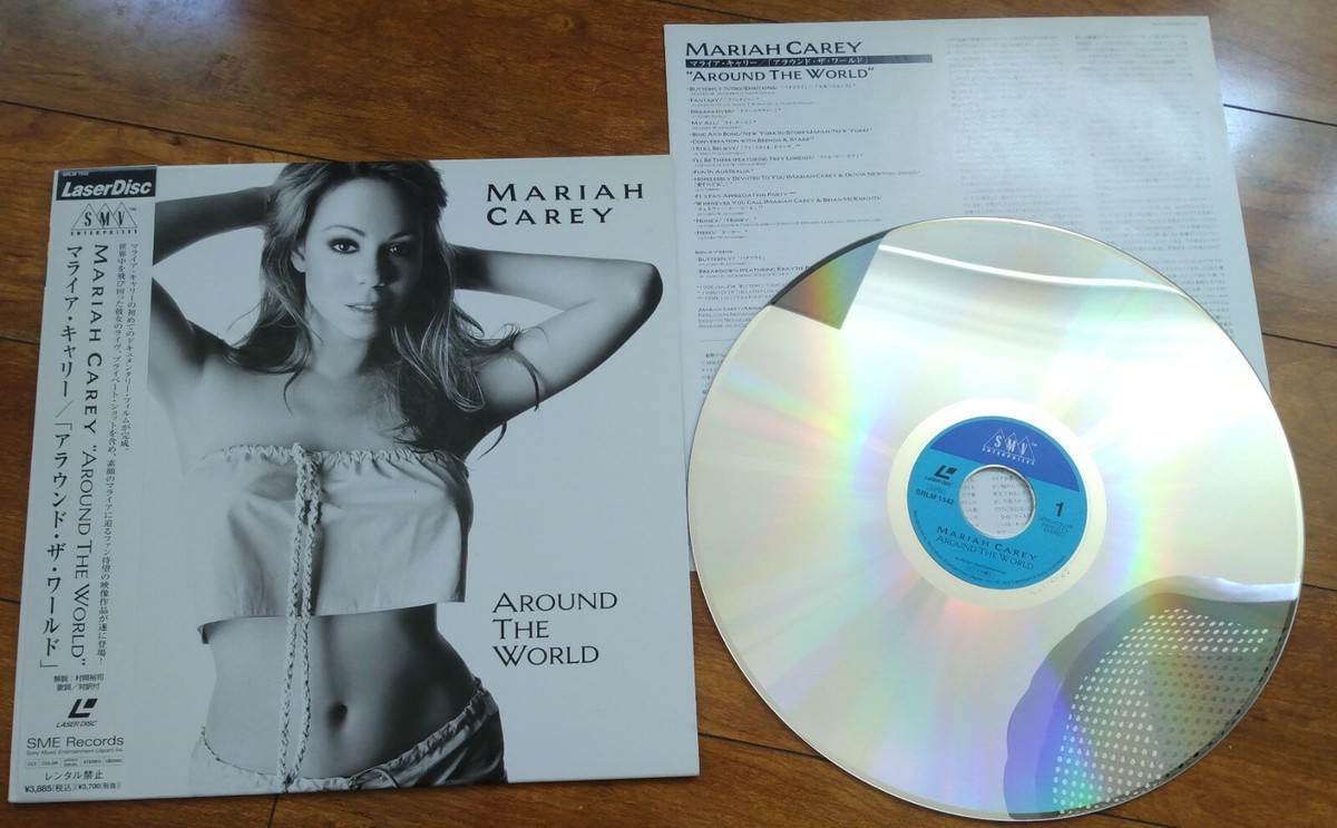 MARIAH CAREY Laserdisc Around the World JAPAN LD OBI | eBay
