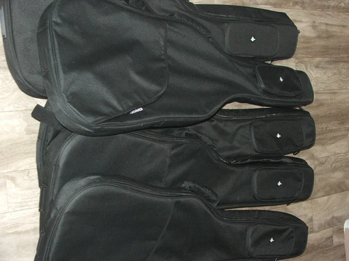 Lot of (5) Padded gig bags/Back Pack .fit tele & strat type...