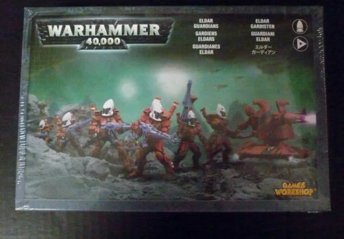 Miniature eldar per gioco di strategia Warhammer 40000