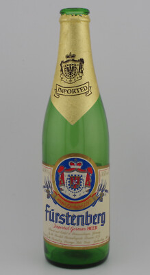 Furstenberg Premium Pilsener, Germany, Export To USA, Empty Beer