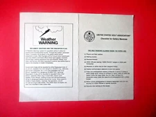vtg - UNITED STATES GOLF ASSOCIATION - Gallery Marshals Guide - USGA - U.S. Open