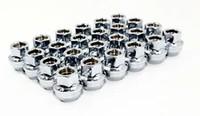 24 14x1.5 13/16 30mm OEM Open End Chrome Factory Style Lug Nuts Ford F-150 