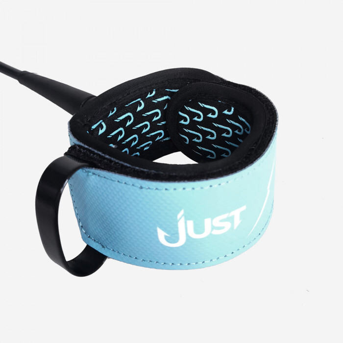 Leash surf board Regular 7'0'' JUST doté d'un double émerillon rotatif anti-nœuds