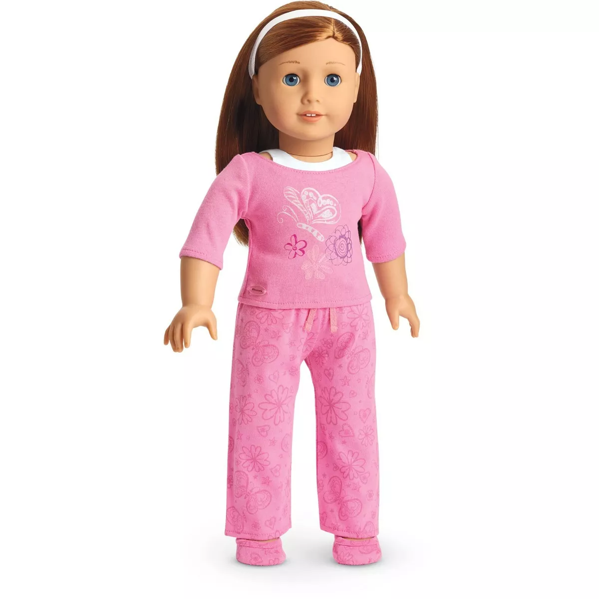 Authentic 18 AMERICAN GIRL DOLL PINK PAJAMAS PJ'S OUTFIT CLOTHES NEW