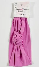 Scunci Morgan Simianer 1pc knotted hair Headwrap Pink 35424 NEW