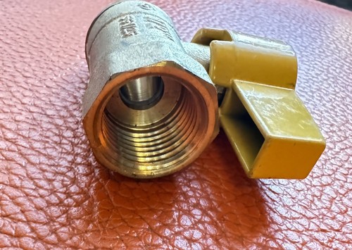 Gas Shut-Off Valve 1/2" FIP x 3/8" Flare Brass ,Natural or LP Gas , 5 Pcs Kit - Picture 5 of 5