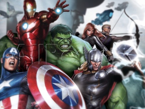 marvel avengers assemble - gallery edition situational art