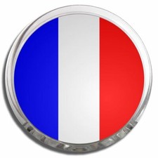 France Flag Memo Fridge Magnet Plastic Clip (58mm)