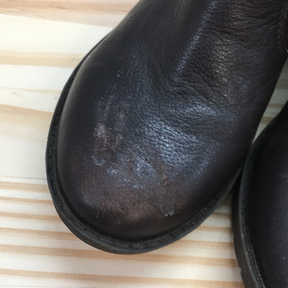 I Love Comfort Boots Womens 6.5 M Deidre Ankle Booties Wedge Brown Leather - Image 4 of 4