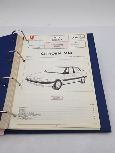 Manuale officina Citroen XM meccanica e impianto elettrico in italiano originale - Foto 13 di 24