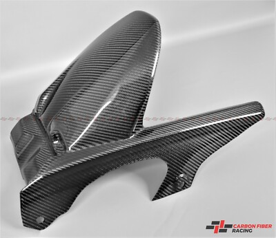 2006-2011 Kawasaki Ninja ZX-14 ZZR1400 Rear Hugger with Chain Guard Carbon Fiber