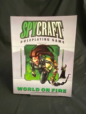 Spycraft RPG: World on Fire (Mongoose Pub, 2007, EX)