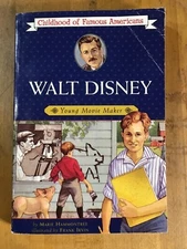 Childhood of Famous Americans Walt Disney Book Movie Maker by Marie Hammontree