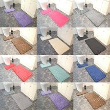 Mats Rugs Memory Foam Bath Soft Large Washable Luxury 2 Piece Set Toilet Cheap