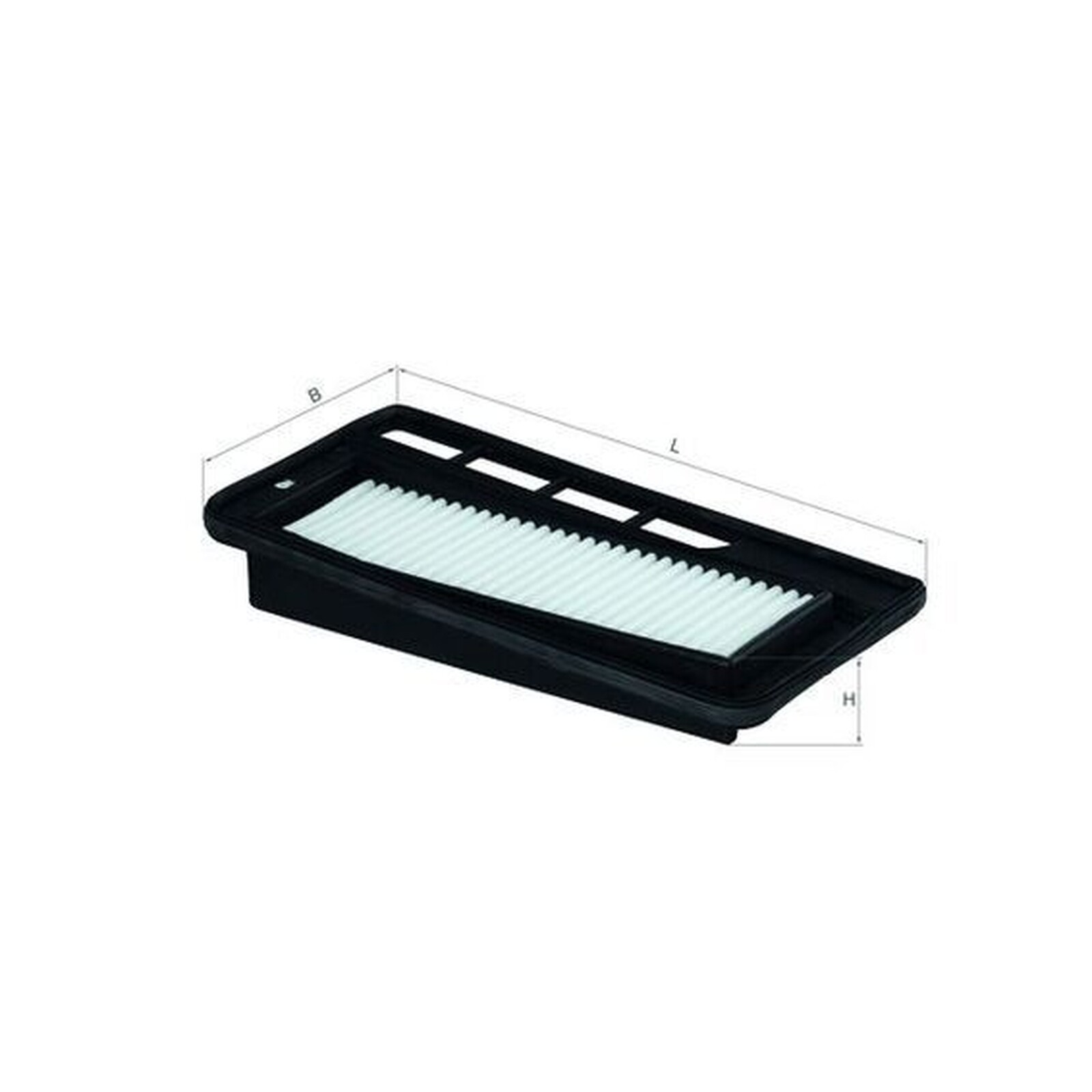 Mahle Air Filter LX1743 fits Suzuki Wagon R Vauxhall Agila