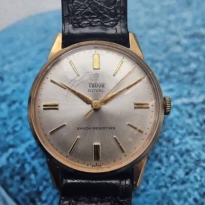 Vintage 9k Solid Gold Tudor Royal Hand-Winding Men's Watch 9ct | eBay