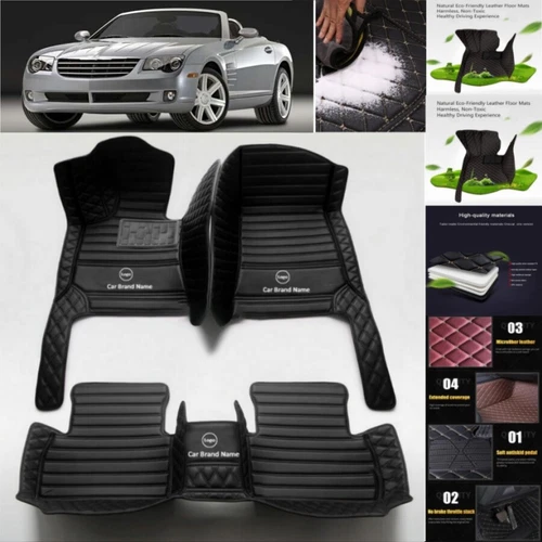 For Chrysler crossfire 2004-2008 Car Floor Mats Custom All Weather Waterproof - Imagen 13 de 36