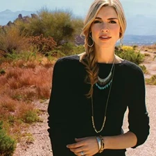 SILPADA Free Spirit Fringe NIB Necklace Howlite Sterling Silver Brass Glass $159