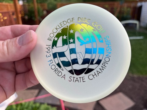 1993 Rockledge Florida Rare GLOW PDGA New Mini Disc Golf Innova Ontario #810 - Picture 10 of 17
