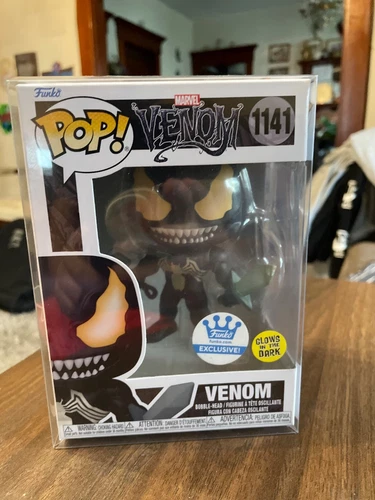 Funko Pop Marvel: VENOM (Glow in the Dark) #1141 Funko Shop Exc w/ protector