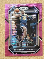 Bennedict Mathurin 2022-23 Panini Prizm Pink Pulsar Rookie Parallel #11/42 RC