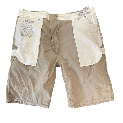 Levi Strauss & Co Men's Beige Cargo Shorts Size 38 Classic Fit - Picture 10 of 12