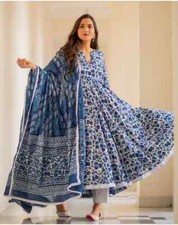 Bollywood Suit Anarkali Pakistani Salwar Kameez Indian Women Kurti Pant Dupatta
